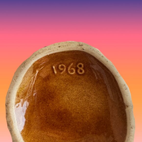 1968 Ezra Brooks "Sippin' Whiskey" grizzly bear decanter - Picture 5 of 6